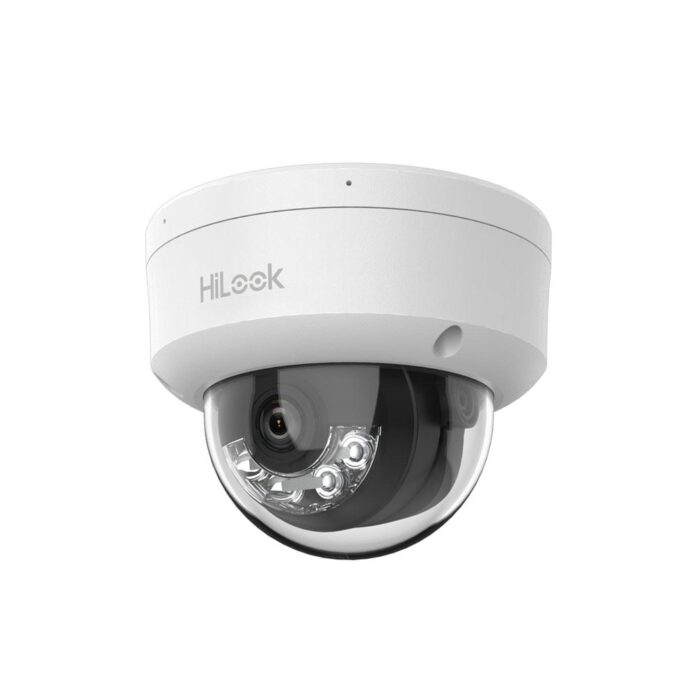 Camera supraveghere IP Dome cu iluminare duala Hikvision HiLook IPC-D140HA-LUC, 4 MP, 2.8 mm, IR/lumina alba 20 m, microfon, PoE Camera supraveghere IP Dome cu iluminare duala Hikvision HiLook IPC-D140HA-LUC, 4 MP, 2.8 mm, IR/lumina alba 20 m, microfon, PoE