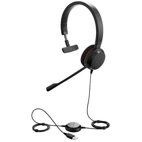 Casti Call Center Jabra Evolve 20 MS, Special Edition, Mono, USB NC, Piele (Negru) Casti Call Center Jabra Evolve 20 MS, Special Edition, Mono, USB NC, Piele (Negru)