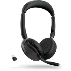 Casti Stereo Jabra Evolve 2 65 Flex, Microfon, AVRCP, USB-C, Bluetooth (Negru) Casti Stereo Jabra Evolve 2 65 Flex, Microfon, AVRCP, USB-C, Bluetooth (Negru)