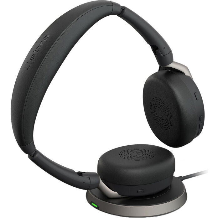 Casti Wireless Call Center Jabra Evolve2 65 FLEX, Bluetooth, USB-C, UC, Incarcare Wireless (Negru/Argintiu) Casti Wireless Call Center Jabra Evolve2 65 FLEX, Bluetooth, USB-C, UC, Incarcare Wireless (Negru/Argintiu)