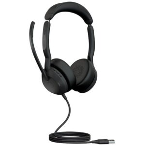 Casti Call Center Jabra Evolve2 50 UC, USB-A, 1.7m, ANC, Microfon (Negru) Casti Call Center Jabra Evolve2 50 UC, USB-A, 1.7m, ANC, Microfon (Negru)
