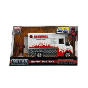 Set Marvel - Figurina Deadpool si Camionul de Mancare Set Marvel - Figurina Deadpool si Camionul de Mancare