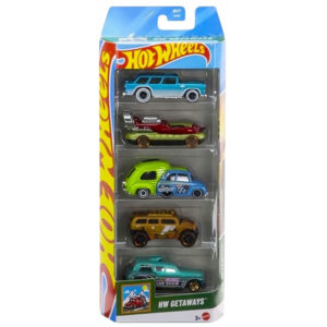 Set 5 masinute Hot Wheels, HW Getaways, JBJ77 Set 5 masinute Hot Wheels, HW Getaways, JBJ77