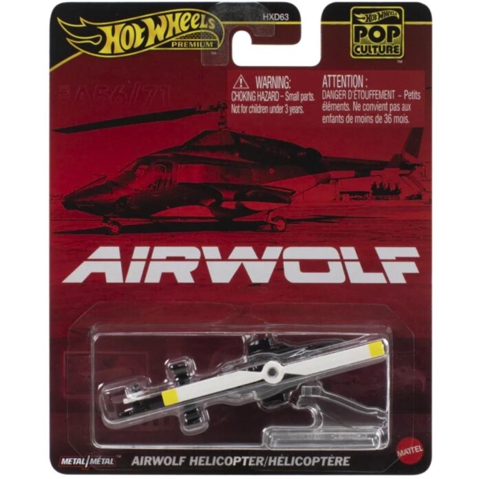 Elicopter metalic, Hot Wheels Premium, Pop Culture, Airwolf, JBL56 Elicopter metalic, Hot Wheels Premium, Pop Culture, Airwolf, JBL56