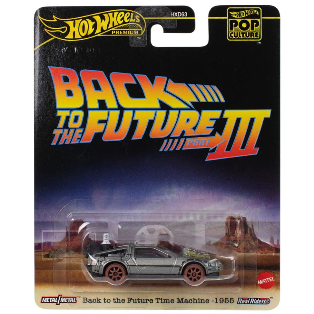 Masina metalica, Hot Wheels Premium, Pop Culture, Back To The Future Time Machine 1955, JBL76 Masina metalica, Hot Wheels Premium, Pop Culture, Back To The Future Time Machine 1955, JBL76