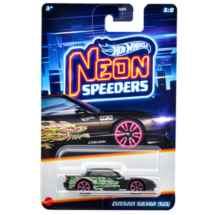 Masinuta metalica, Hot Wheels, Neon Speeders, Nissan Silvia (S13), JBY94 Masinuta metalica, Hot Wheels, Neon Speeders, Nissan Silvia (S13), JBY94