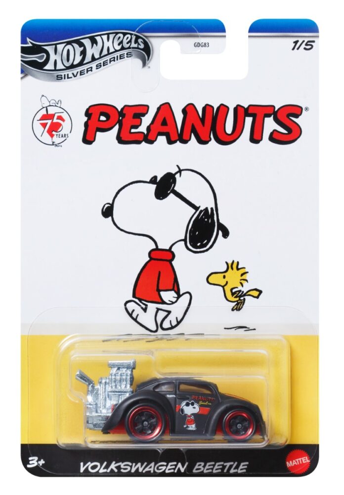 Masina metalica, Hot Wheels, Peanut, Volkswagen Beetle Snoopy, 1:64, JCB81 Masina metalica, Hot Wheels, Peanut, Volkswagen Beetle Snoopy, 1:64, JCB81