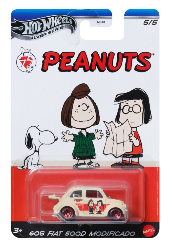 Masina metalica, Hot Wheels, Peanut, 60S Fiat 500D Modificado, 1:64, JCB85 Masina metalica, Hot Wheels, Peanut, 60S Fiat 500D Modificado, 1:64, JCB85