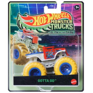 Masina Hot Wheels, Monster Truck, Glow In The Dark, Gotta Go, JCG69 Masina Hot Wheels, Monster Truck, Glow In The Dark, Gotta Go, JCG69