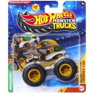 Masinuta Hot Wheels, Monster Truck, Beast Bashers, JDP68 Masinuta Hot Wheels, Monster Truck, Beast Bashers, JDP68