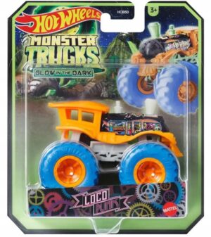 Masina Hot Wheels, Monster Truck, Glow In The Dark, Loco Punk, JFX20 Masina Hot Wheels, Monster Truck, Glow In The Dark, Loco Punk, JFX20