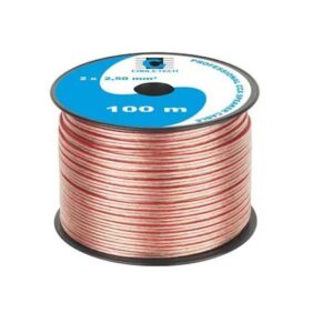Cablu difuzor CCA 2x1.50mm rosu/negru 100m Cablu difuzor CCA 2x1.50mm rosu/negru 100m