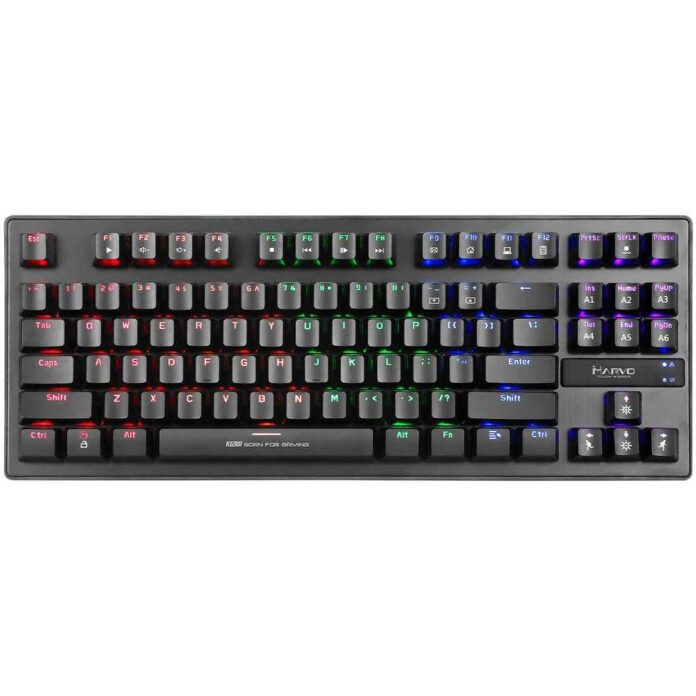 Tastatura Gaming Marvo KG962G RGB Black Blue Switch Mecanica, USB (Negru) Tastatura Gaming Marvo KG962G RGB Black Blue Switch Mecanica, USB (Negru)