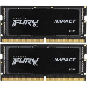 Memorii Laptop Kingston Fury Impact, 16GB DDR5, 4800MHz CL38, Dual Channel Kit Memorii Laptop Kingston Fury Impact, 16GB DDR5, 4800MHz CL38, Dual Channel Kit