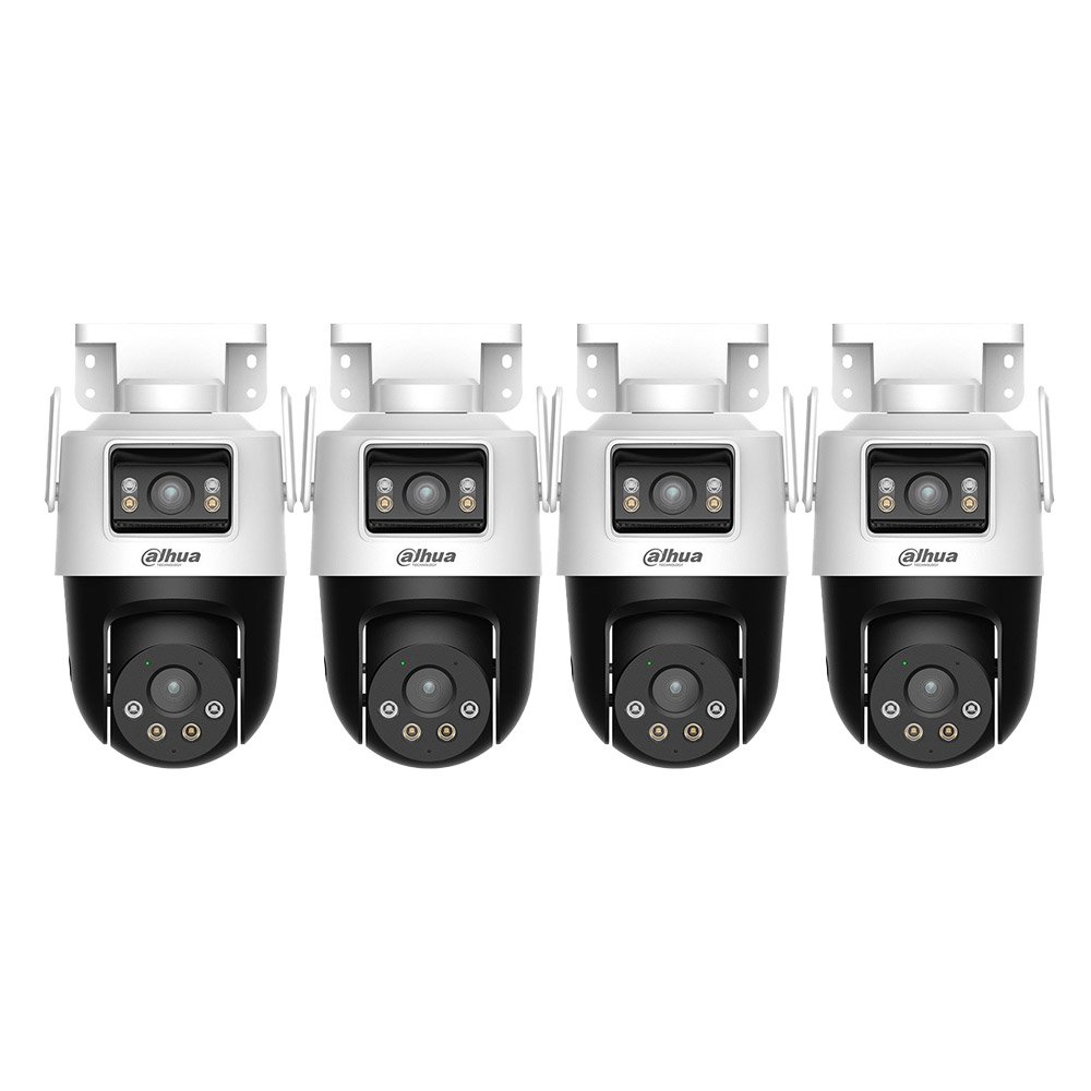 Kit camera supraveghere duala rotativa IP Dome WiFi PT Dahua P5D-5F-PV-0280B, 5 MP + 5 MP, 2.8 mm + 6 mm, IR 30 / 50 m, lumina alba 20 / 40 m, microfon, difuzor, slot card, 4 bucati Kit camera supraveghere duala rotativa IP Dome WiFi PT Dahua P5D-5F-PV-0280B, 5 MP + 5 MP, 2.8 mm + 6 mm, IR 30 / 50 m, lumina alba 20 / 40 m, microfon, difuzor, slot card, 4 bucati