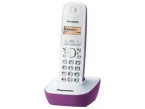 Telefon Fix Panasonic KX-TG1611FXF (Alb/Violet) Telefon Fix Panasonic KX-TG1611FXF (Alb/Violet)