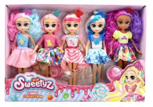 Set 5 papusi SWEETYZ SYZ81073, 23cm Set 5 papusi SWEETYZ SYZ81073, 23cm