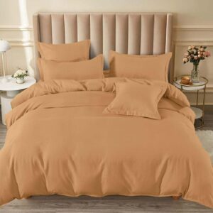 Lenjerie cu Elastic 180x200 Junne Camel 6 Piese (Finet) Lenjerie cu Elastic 180x200 Junne Camel 6 Piese (Finet)