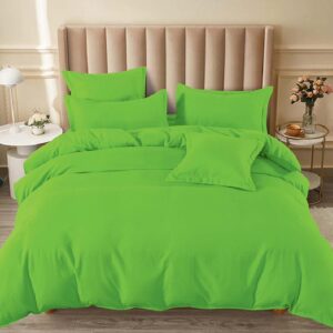 Lenjerie cu Elastic 180x200 Junne Verde neon 6 Piese (Finet) Lenjerie cu Elastic 180x200 Junne Verde neon 6 Piese (Finet)