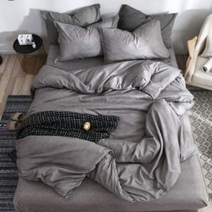 Lenjerie Simple Grey (Bumbac Satinat) Lenjerie Simple Grey (Bumbac Satinat)