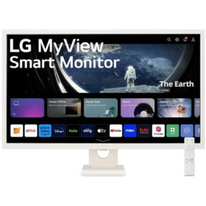 Monitor Smart IPS LED LG 32inch 32SR50F-W, FULL HD (1920 x 1080), HDMI, Boxe (Alb) Monitor Smart IPS LED LG 32inch 32SR50F-W, FULL HD (1920 x 1080), HDMI, Boxe (Alb)