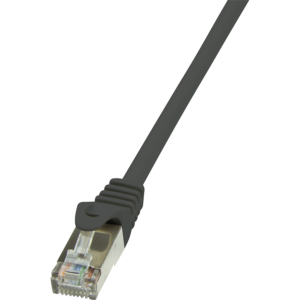 Cablu F/UTP LogiLink CP2063S, Patchcord, CAT.6, 3m (Negru) Cablu F/UTP LogiLink CP2063S, Patchcord, CAT.6, 3m (Negru)