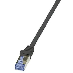 Cablu Patchcord Logilink CQ4073S, S/FTP, Cat6a, 5m, negru Cablu Patchcord Logilink CQ4073S, S/FTP, Cat6a, 5m, negru
