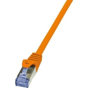Cablu S/FTP LogiLink CQ3028S, Patchcord, CAT.6, 0.5 m (Portocaliu) Cablu S/FTP LogiLink CQ3028S, Patchcord, CAT.6, 0.5 m (Portocaliu)