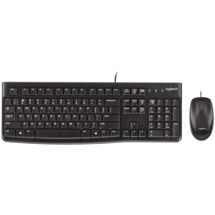 Kit Tastatura Logitech si Mouse MK120, USB, layout International (Negru) Kit Tastatura Logitech si Mouse MK120, USB, layout International (Negru)
