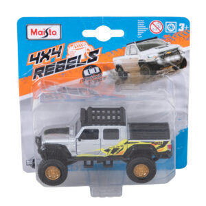 Masinuta 4X4 Rebels Maisto, Jeep, Gri, 1:64 Masinuta 4X4 Rebels Maisto, Jeep, Gri, 1:64