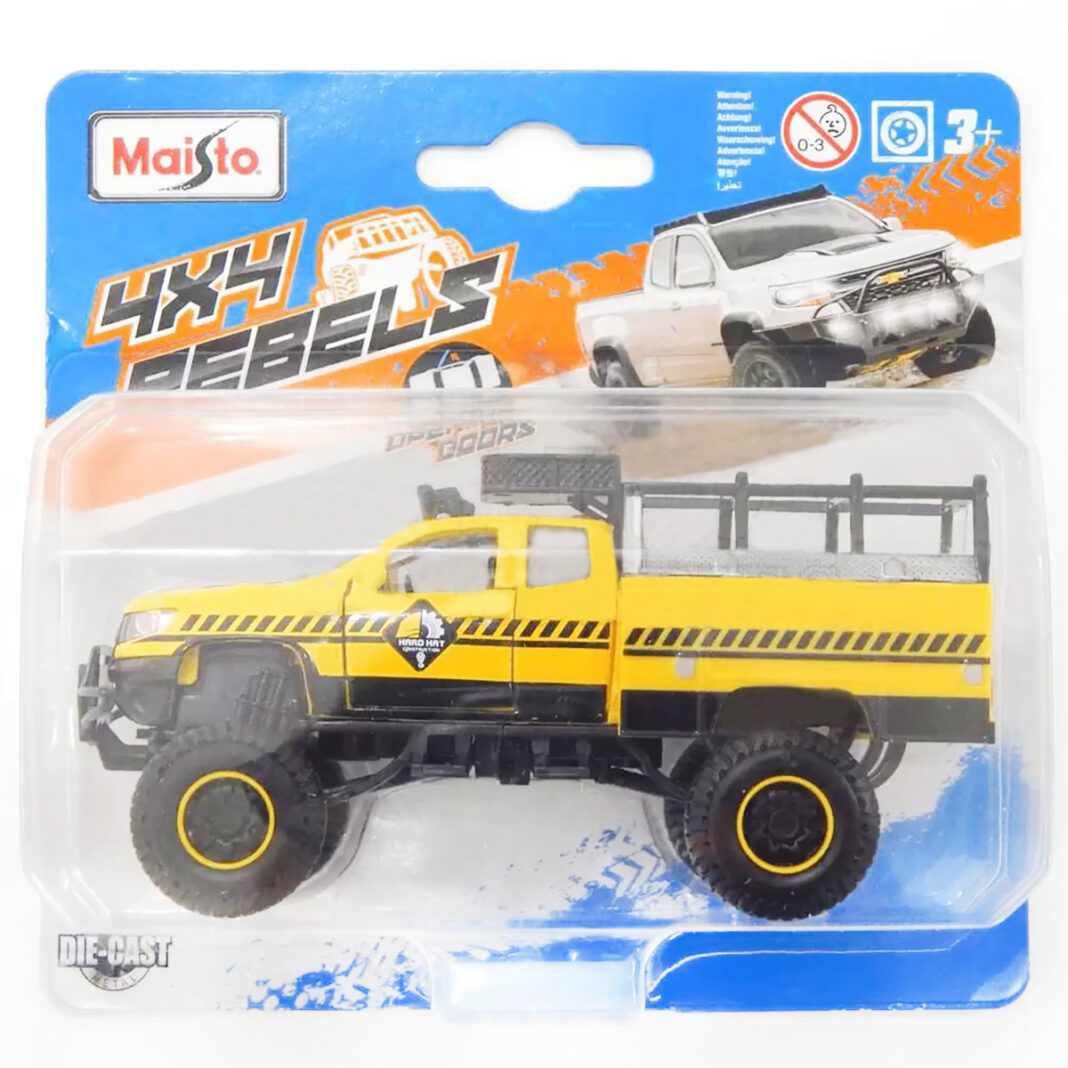 Masinuta 4X4 Rebels Maisto, Chevrolet Colorado 2017 Amarelo, 1:64, Galben Masinuta 4X4 Rebels Maisto, Chevrolet Colorado 2017 Amarelo, 1:64, Galben