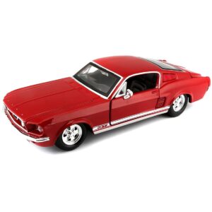 Masinuta Maisto Ford Mustang GT 1967, 1:24, Rosu Masinuta Maisto Ford Mustang GT 1967, 1:24, Rosu