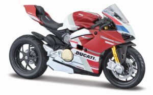 Motocicleta Maisto - Ducati Panigale V4 S Corse, cu stand, 1:18 Motocicleta Maisto - Ducati Panigale V4 S Corse, cu stand, 1:18