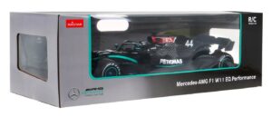 Masina cu telecomanda Mercedes-AMG F1 W11 EQ Performance, scara 1 la 12 (Negru) Masina cu telecomanda Mercedes-AMG F1 W11 EQ Performance, scara 1 la 12 (Negru)
