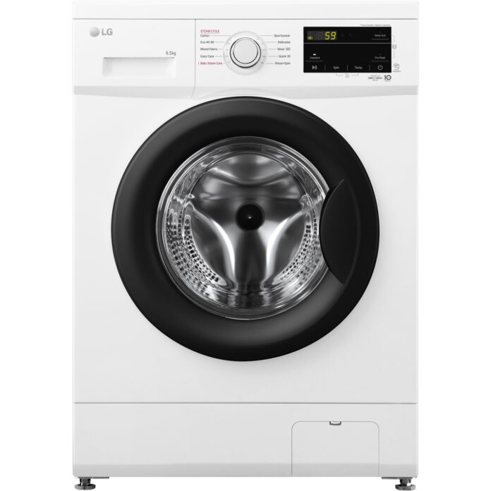Masina de spalat rufe Slim LG F2J3WSBWE, 6.5 Kg, 1200 RPM, Motor Inverter Direct Drive, Clasa E (Alb) Masina de spalat rufe Slim LG F2J3WSBWE, 6.5 Kg, 1200 RPM, Motor Inverter Direct Drive, Clasa E (Alb)