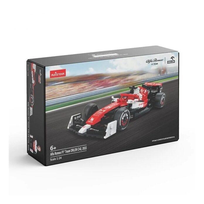 Masinuta de construit Rastar - Alfa Romeo F1 Team Orlen C42 2022, 1:24 Masinuta de construit Rastar - Alfa Romeo F1 Team Orlen C42 2022, 1:24