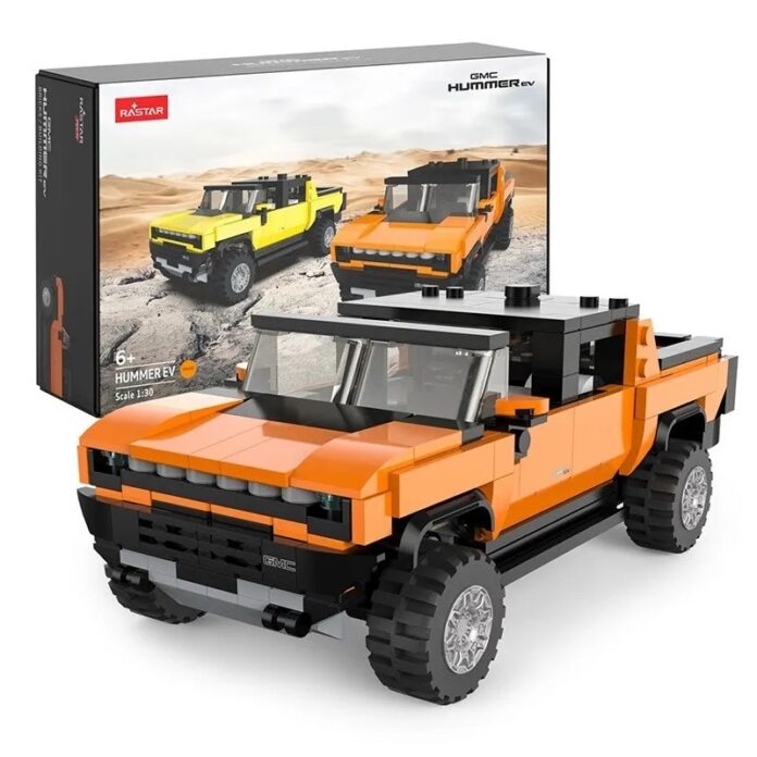 Masinuta construibila Hummer EV, 1:30, (Portocaliu) Masinuta construibila Hummer EV, 1:30, (Portocaliu)