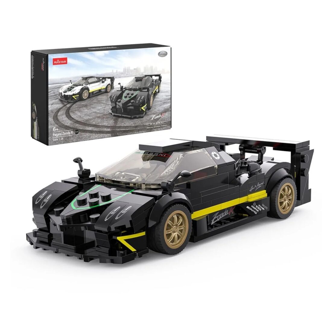 Mașina construibila Rastar - Pagani Zonda R, 1:28 (Negru) Mașina construibila Rastar - Pagani Zonda R, 1:28 (Negru)