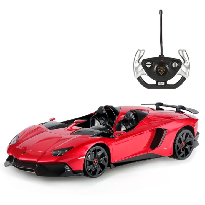 Masina cu telecomanda - Lamborghini Aventador - Rosu - Rastar Masina cu telecomanda - Lamborghini Aventador - Rosu - Rastar