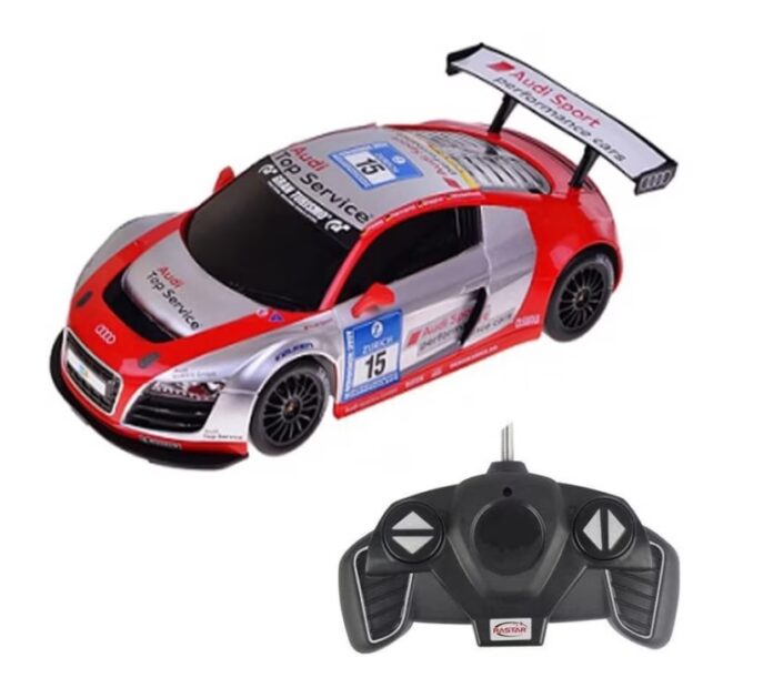 Masinuta Rastar RC - Audi R8, 1:18 Masinuta Rastar RC - Audi R8, 1:18