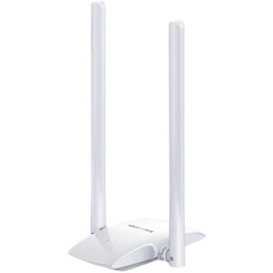Adaptor USB Wireless Mercusys MW300UH, 300 Mbps, 2 Antene externe (Alb) Adaptor USB Wireless Mercusys MW300UH, 300 Mbps, 2 Antene externe (Alb)