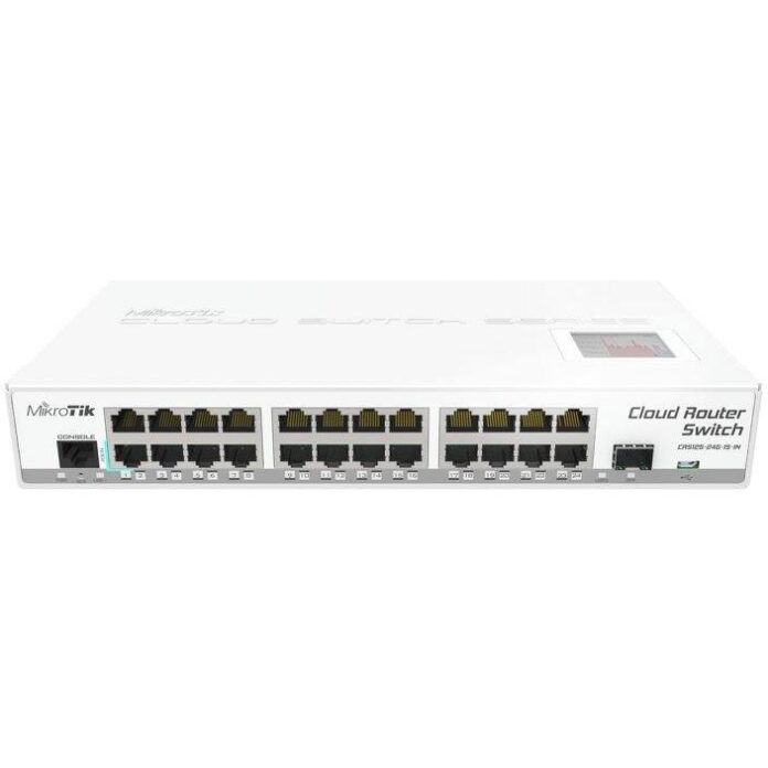 Switch MikroTik CRS326-24G-2S+IN, Gigabit, PoE, 24 Porturi Switch MikroTik CRS326-24G-2S+IN, Gigabit, PoE, 24 Porturi