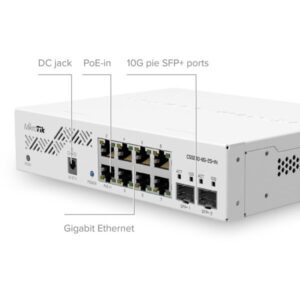Switch MikroTik CSS610-8G-2S+IN, Gigabit, 8 Porturi Switch MikroTik CSS610-8G-2S+IN, Gigabit, 8 Porturi