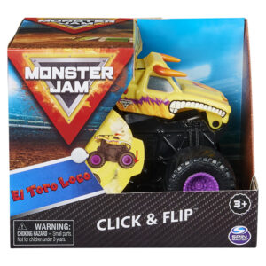 Masinuta Monster Jam Click Flip - Soldier Fortune, 1:43 Masinuta Monster Jam Click Flip - Soldier Fortune, 1:43