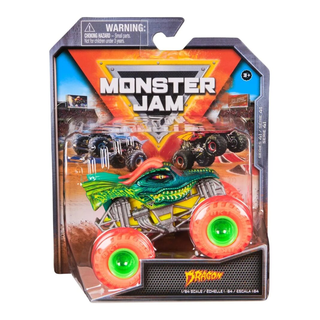 Masinuta Monster Jam - Dragon, scara 1 la 64 Masinuta Monster Jam - Dragon, scara 1 la 64