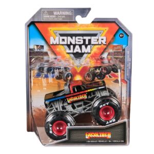 Masinuta Monster Jam - Excaliber, scara 1 la 64 (Negru) Masinuta Monster Jam - Excaliber, scara 1 la 64 (Negru)