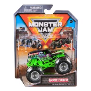 Masinuta metalica Monster Jam - Grave Digger, scara 1 la 64 Masinuta metalica Monster Jam - Grave Digger, scara 1 la 64