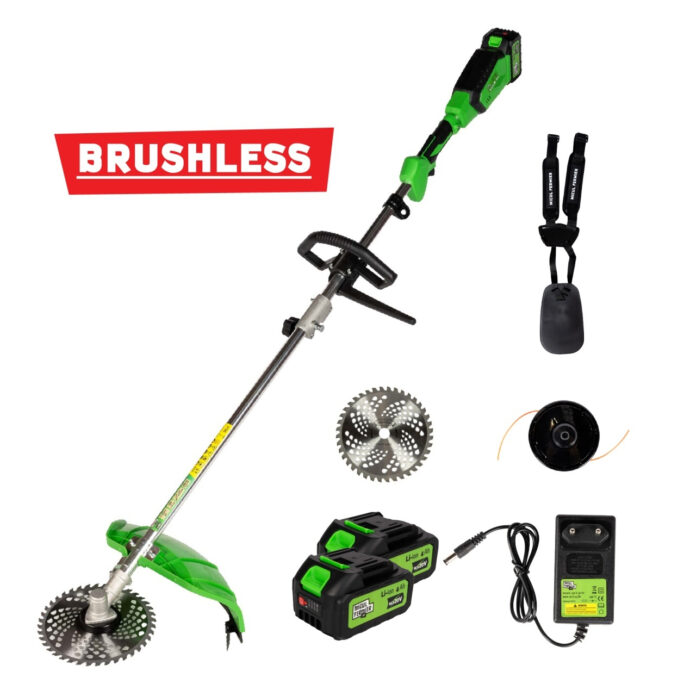 Motocoasa (Trimmer) Electric Micul Fermier MF-MX1010, 20V, 2 Acumulatori 4Ah, Maner Simplu, Motor fara Perii Motocoasa (Trimmer) Electric Micul Fermier MF-MX1010, 20V, 2 Acumulatori 4Ah, Maner Simplu, Motor fara Perii