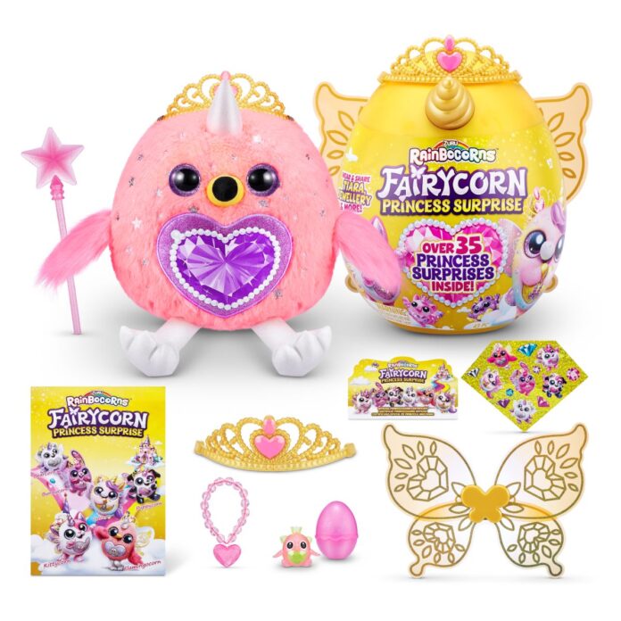 Jucarie de plus surpriza Rainbocorns Fairycorn cu aripi (Multicolor) Jucarie de plus surpriza Rainbocorns Fairycorn cu aripi (Multicolor)