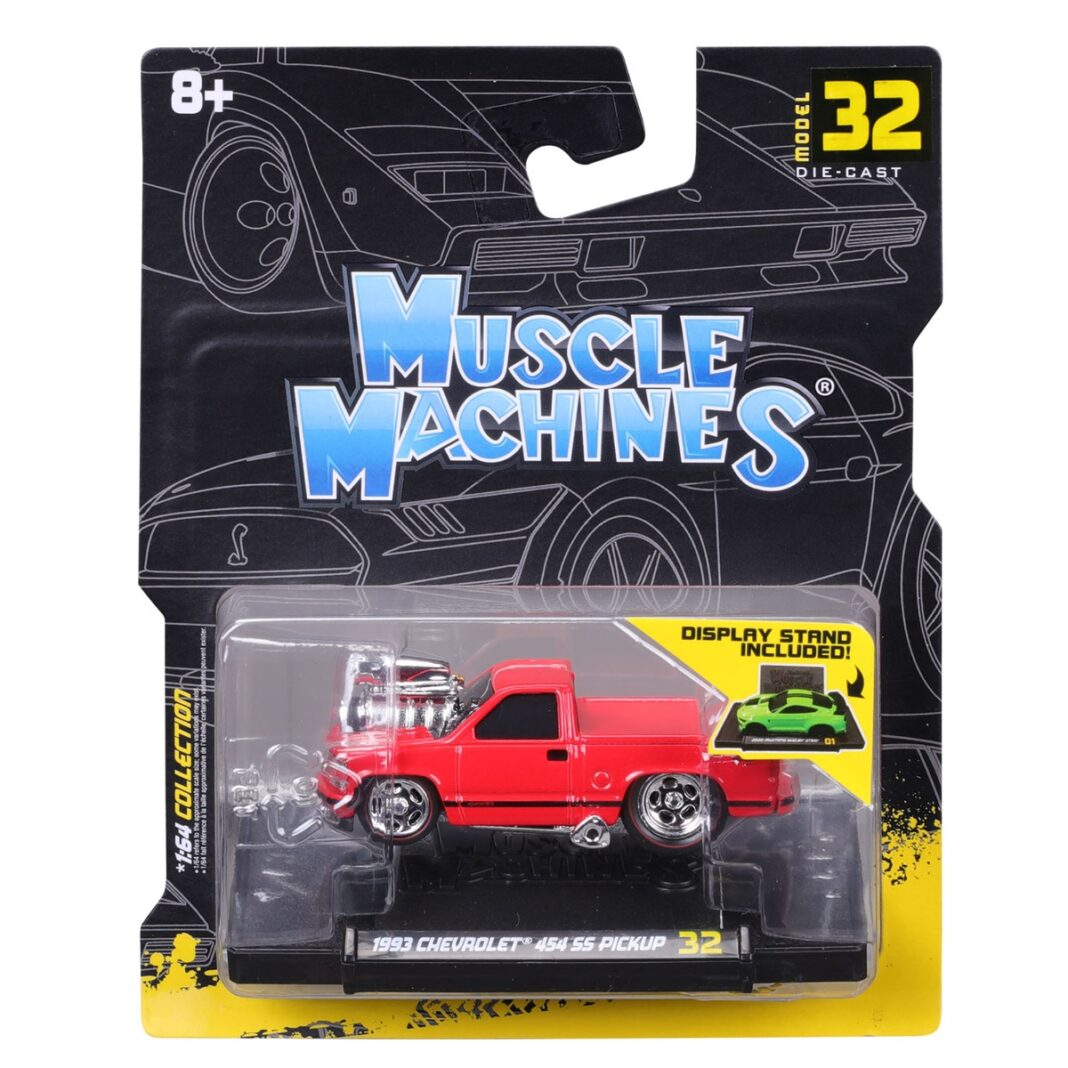 Masinuta metalica, Maisto, Muscle Machines, 1993 Chevrolet 454 SS PickUp, 1:64 Masinuta metalica, Maisto, Muscle Machines, 1993 Chevrolet 454 SS PickUp, 1:64